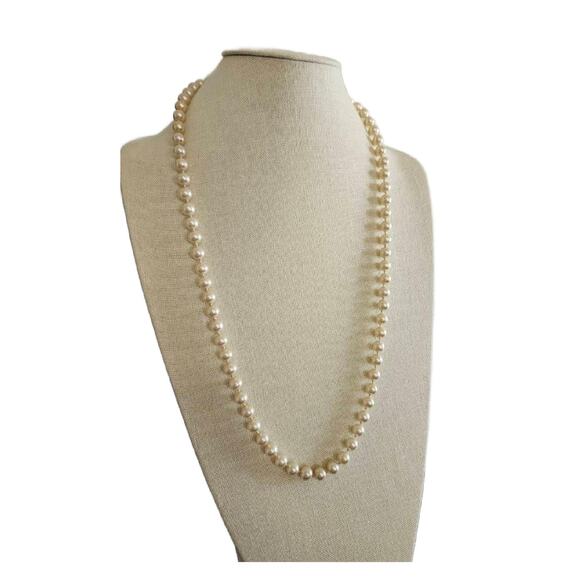 Vintage Marvella Faux Pearl Necklace 1960s - Picture 4 of 10